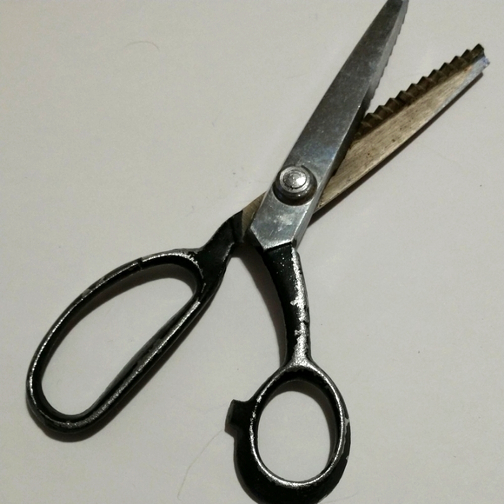 VintagePinking Shears Stainless Steel Crafting Cutting Scissors Zig Zag Pattern…